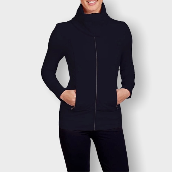 Zobha Women's Alexis Purple Zip-Up Jacket | Size S - Picture 8 of 8